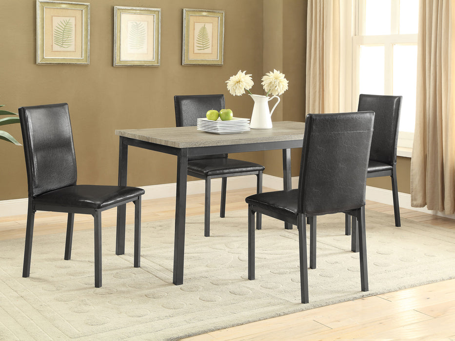 Garza 5 Pc Dining Sets - U&U Home Budget Furniture (Carteret, NJ)
