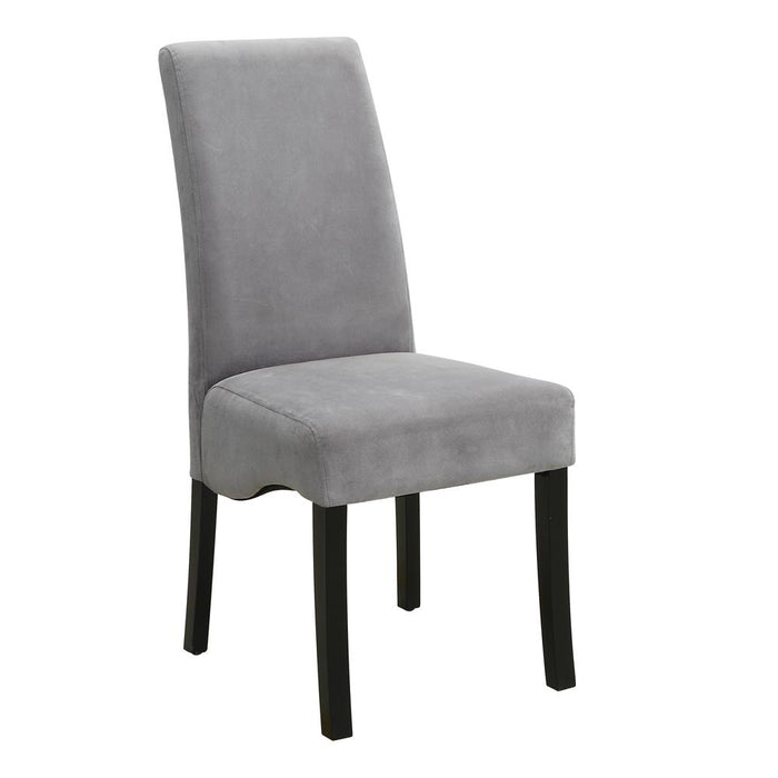 Stanton Upholstered Side Chairs Grey (Set of 2) - U&U Home Budget Furniture (Carteret, NJ)