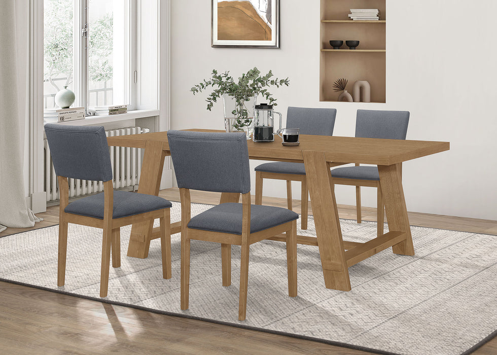 Sharon 5 Pc Dining Sets Gray - U&U Home Budget Furniture (Carteret, NJ)