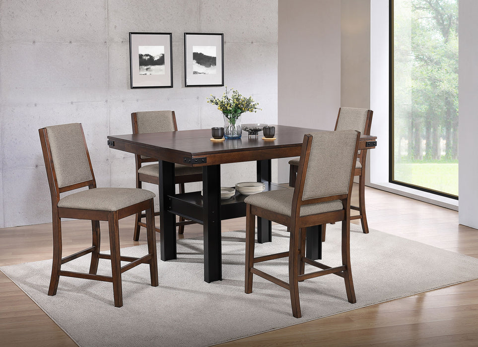 Patterson 5 Pc Counter Height Dining Set - U&U Home Budget Furniture (Carteret, NJ)