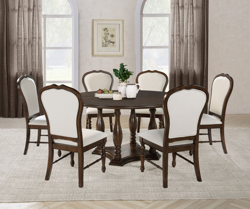 Landon 7 Pc Dining Set - U&U Home Budget Furniture (Carteret, NJ)