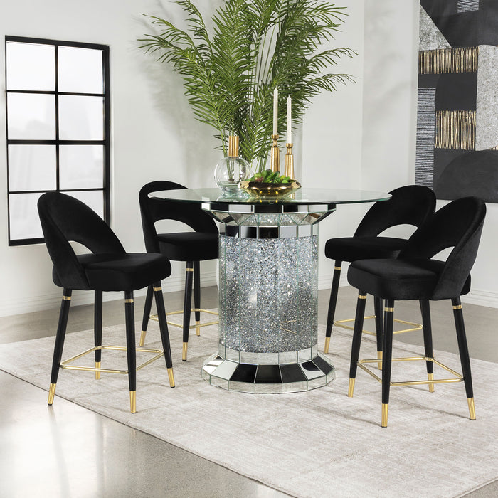 Ellie 5 Pc Counter Height Dining Sets - U&U Home Budget Furniture (Carteret, NJ)