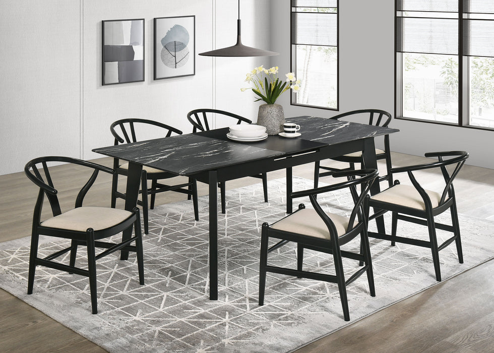 Crestmont 7 Pc Dining Set - U&U Home Budget Furniture (Carteret, NJ)