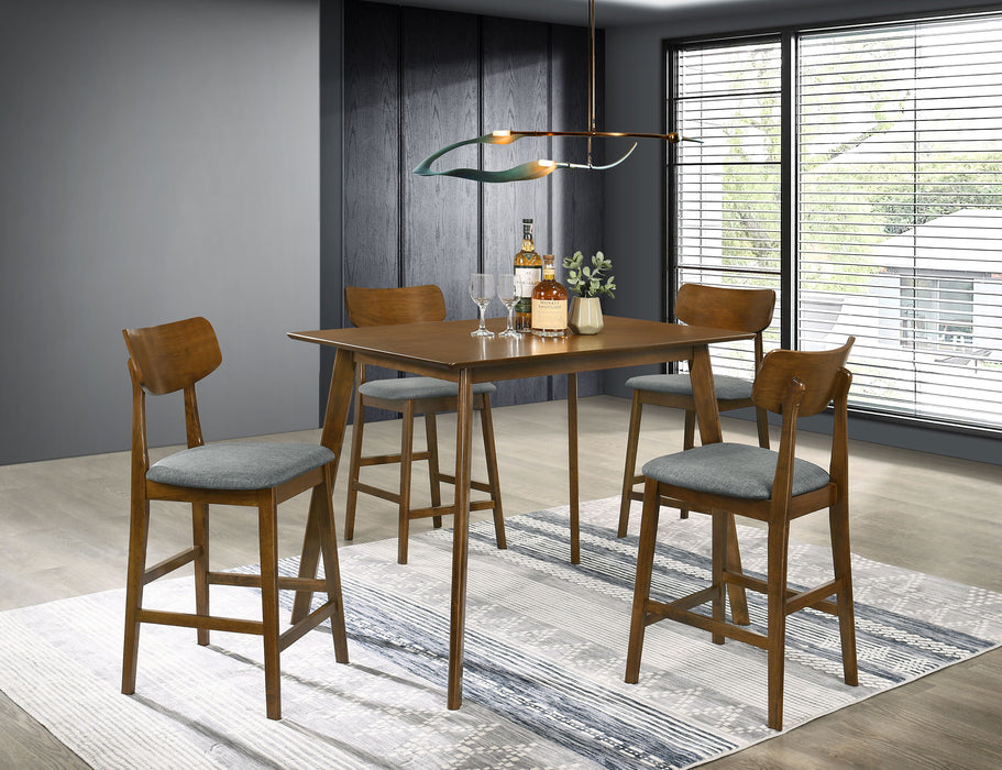 Robbie 5 Pc Counter Height Dining Set - U&U Home Budget Furniture (Carteret, NJ)