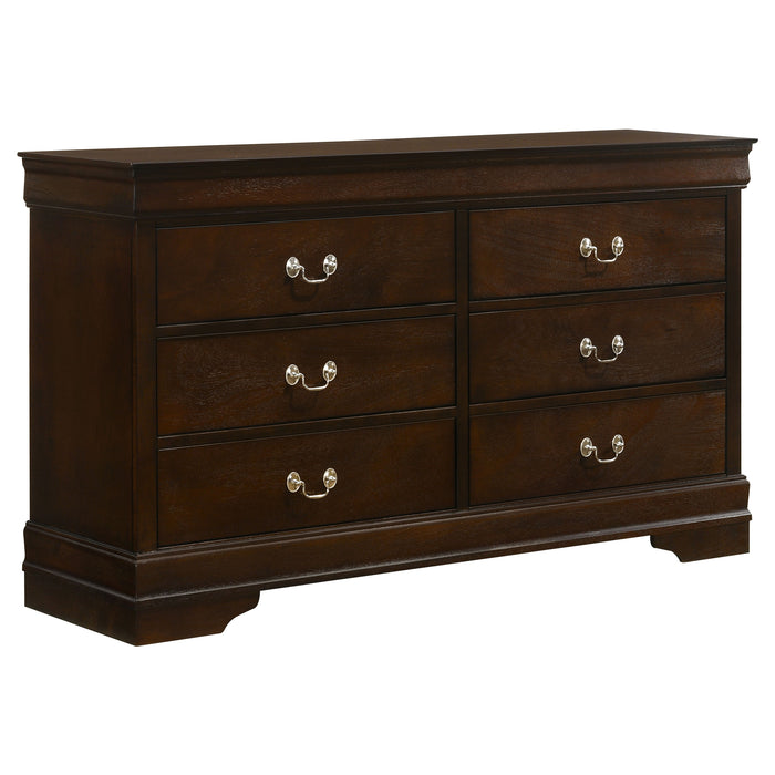 Louis Philippe Dresser Brown - U&U Home Budget Furniture (Carteret, NJ)