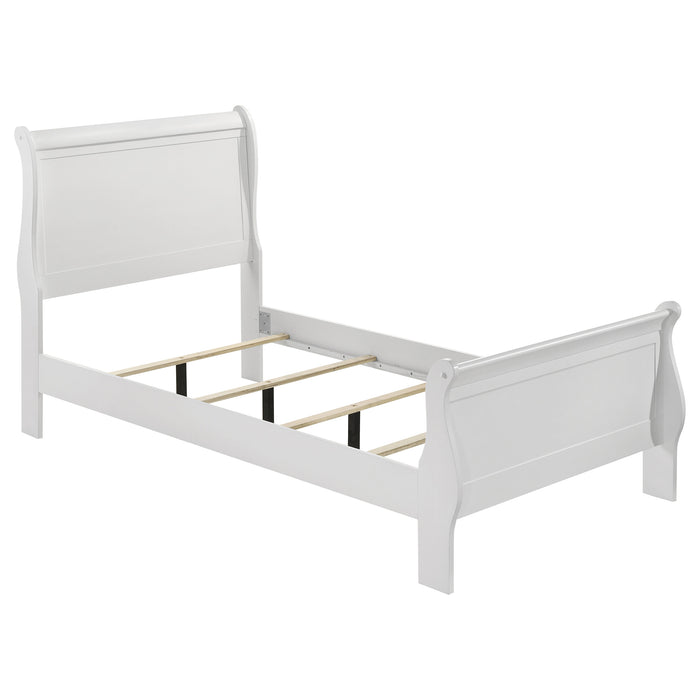 Louis Philippe Twin Bed - U&U Home Budget Furniture (Carteret, NJ)