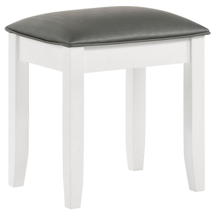 Barzini Vanity Stools - U&U Home Budget Furniture (Carteret, NJ)