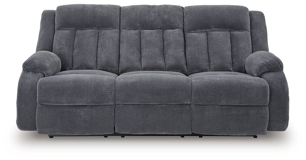 Observation Power Reclining Sofa with Drop Down Table - U&U Home Budget Furniture (Carteret, NJ)