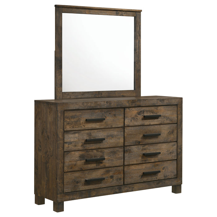 Woodmont Dresser With Mirror - U&U Home Budget Furniture (Carteret, NJ)