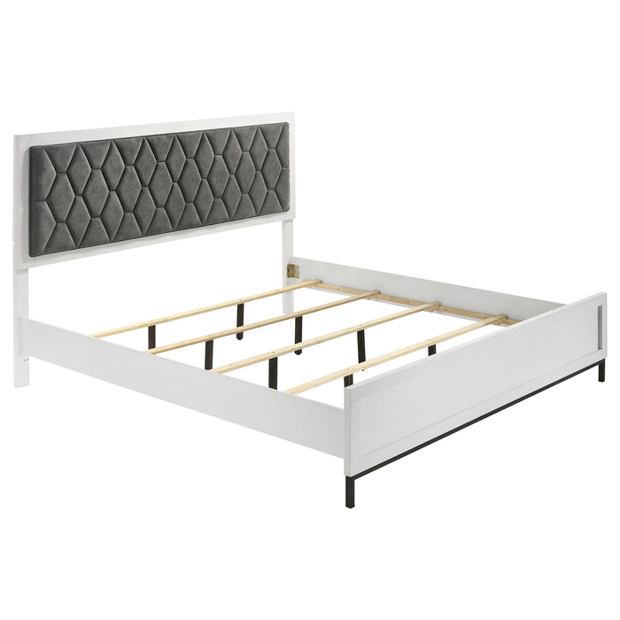 Sonora California King, E.King, & Queen Bed - U&U Home Budget Furniture (Carteret, NJ)