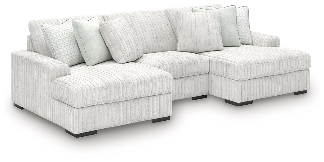 Stupendous Sectional with Double Chaise - U&U Home Budget Furniture (Carteret, NJ)
