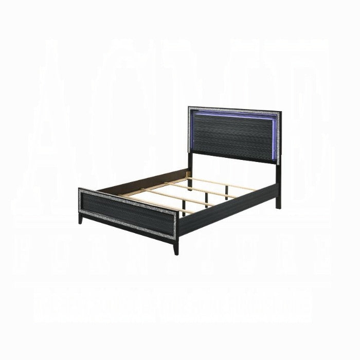 Haiden EK Bed With Led - U&U Home Budget Furniture (Carteret, NJ)