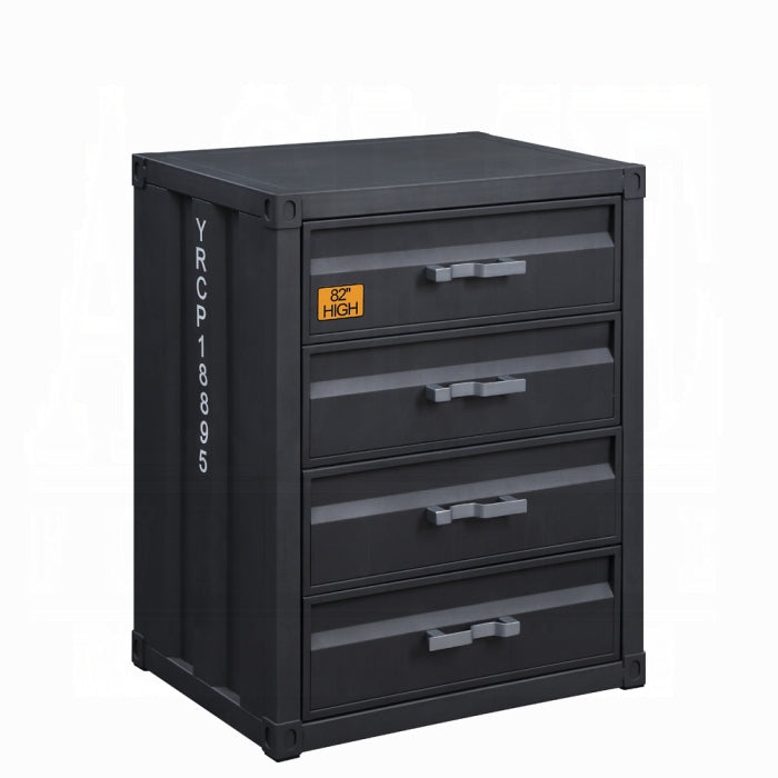 Cargo Chest With 4 Drawers - U&U Home Budget Furniture (Carteret, NJ)