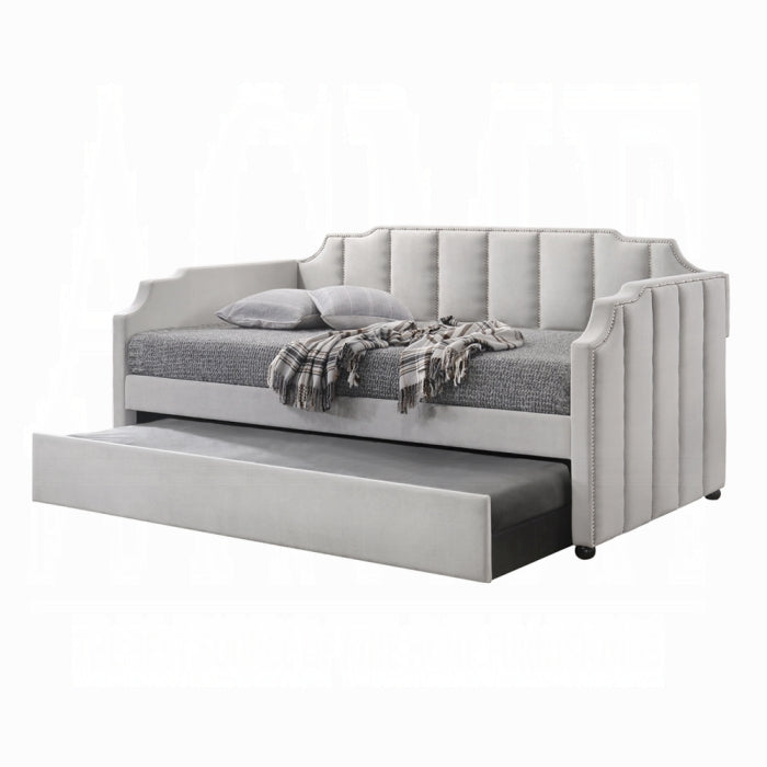 Peridot Daybed With Trundle-Twin - U&U Home Budget Furniture (Carteret, NJ)