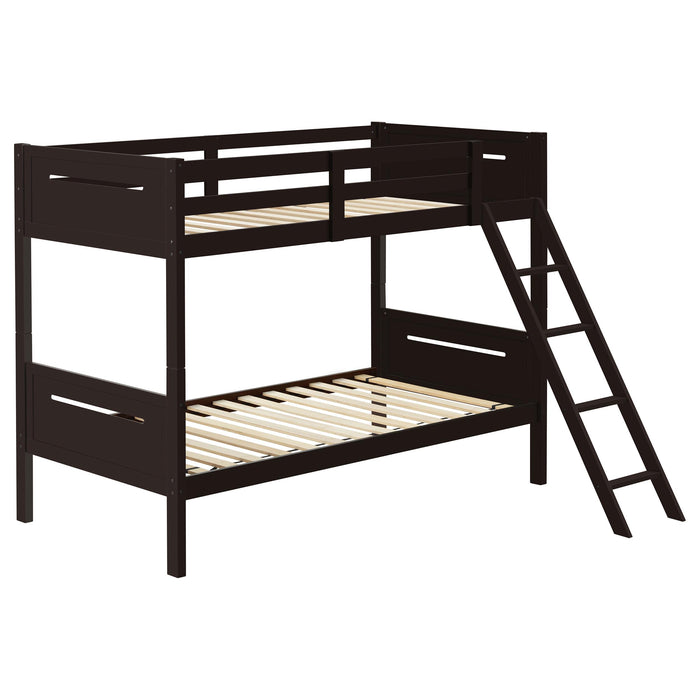 G405051 Twin/Twin Bunk Bed - U&U Home Budget Furniture (Carteret, NJ)
