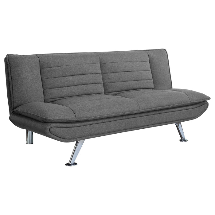Julian Upholstered Sofa Bed with Pillow-top Seating Grey - U&U Home Budget Furniture (Carteret, NJ)