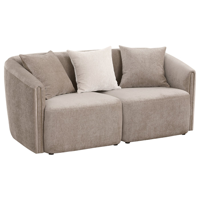 Townsend Stationary Loveseat - U&U Home Budget Furniture (Carteret, NJ)