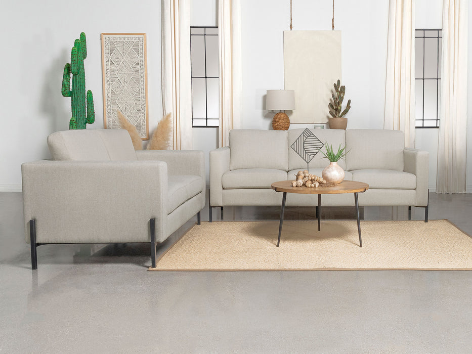 Tilly Upholstered Track Arms Sofa Set - U&U Home Budget Furniture (Carteret, NJ)