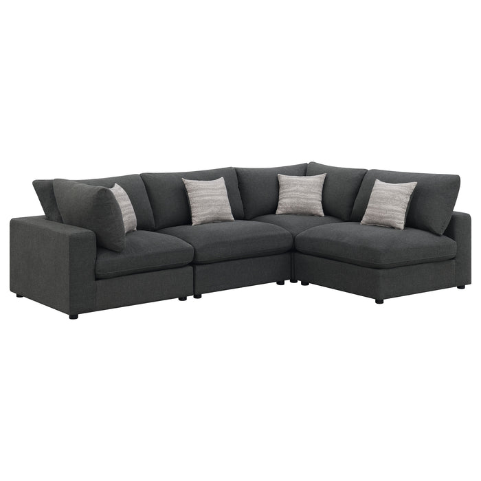 Serene 4 Piece Sectionals - U&U Home Budget Furniture (Carteret, NJ)