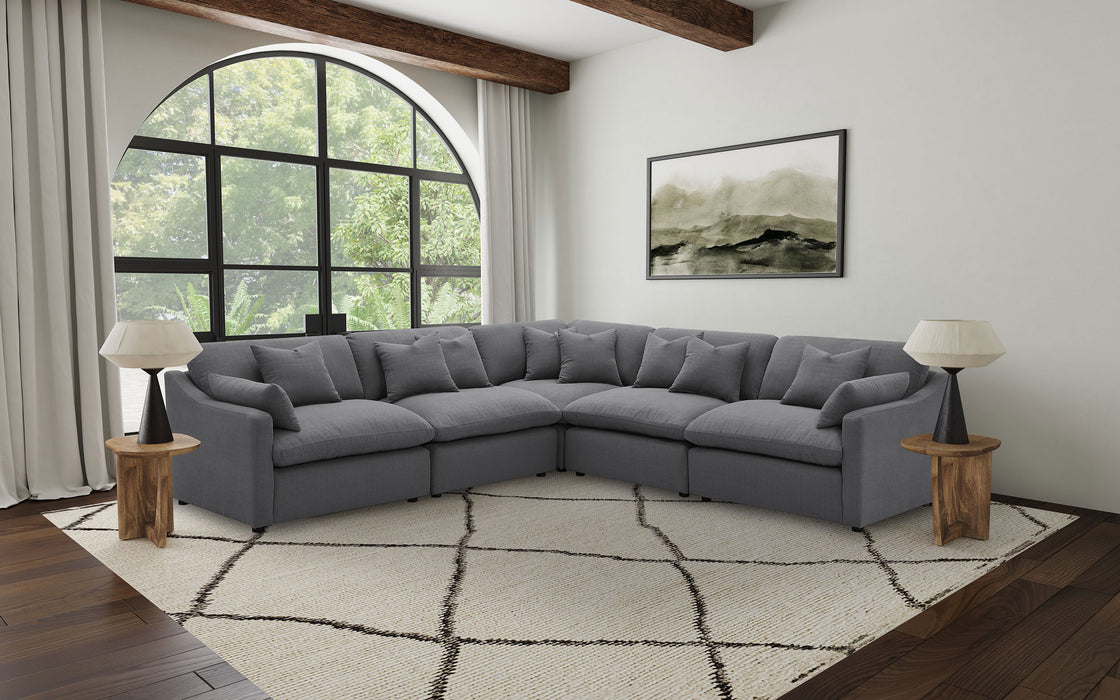 Hobson Recliner Sectionals - U&U Home Budget Furniture (Carteret, NJ)