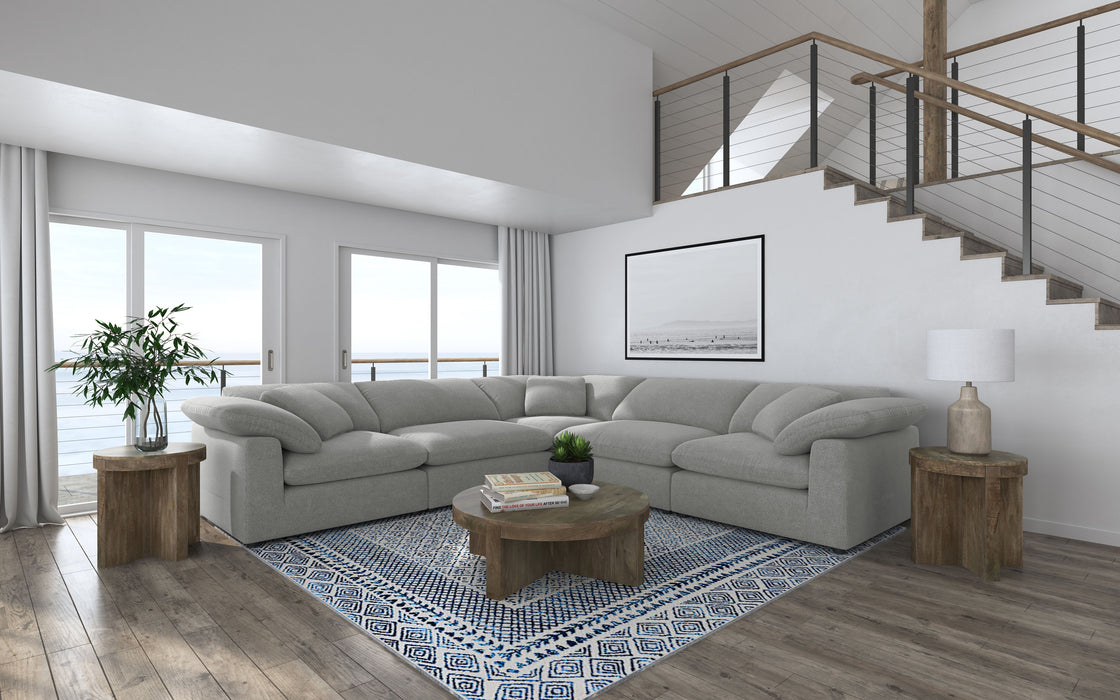 Raleigh Modular Sectionals Grey - U&U Home Budget Furniture (Carteret, NJ)