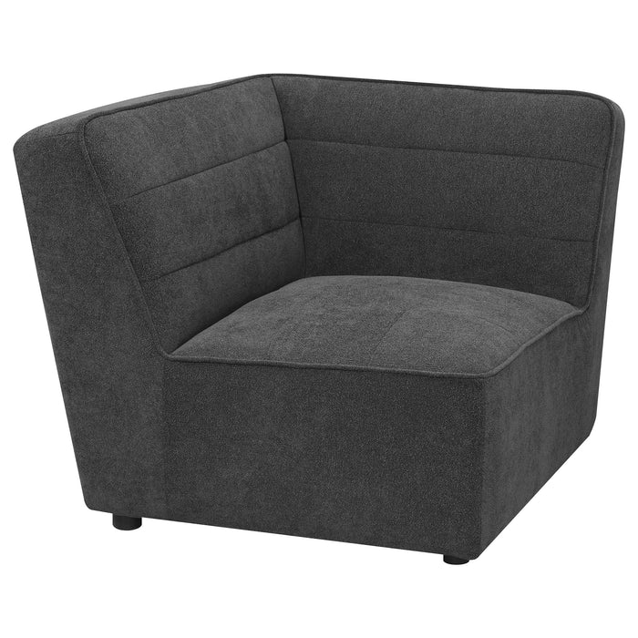 Sunny Upholstered Corner Chair - U&U Home Budget Furniture (Carteret, NJ)