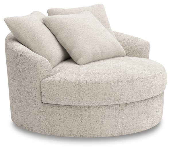 Cuddle Plush Oversized Swivel Accent Chair - U&U Home Budget Furniture (Carteret, NJ)