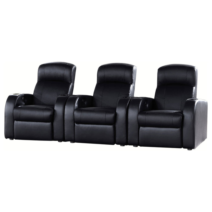 Cyrus Upholstered Home Theater Seating - U&U Home Budget Furniture (Carteret, NJ)