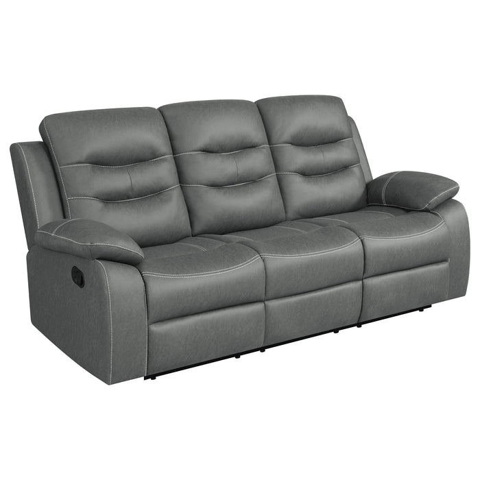 Nova Reclining Sofa - U&U Home Budget Furniture (Carteret, NJ)