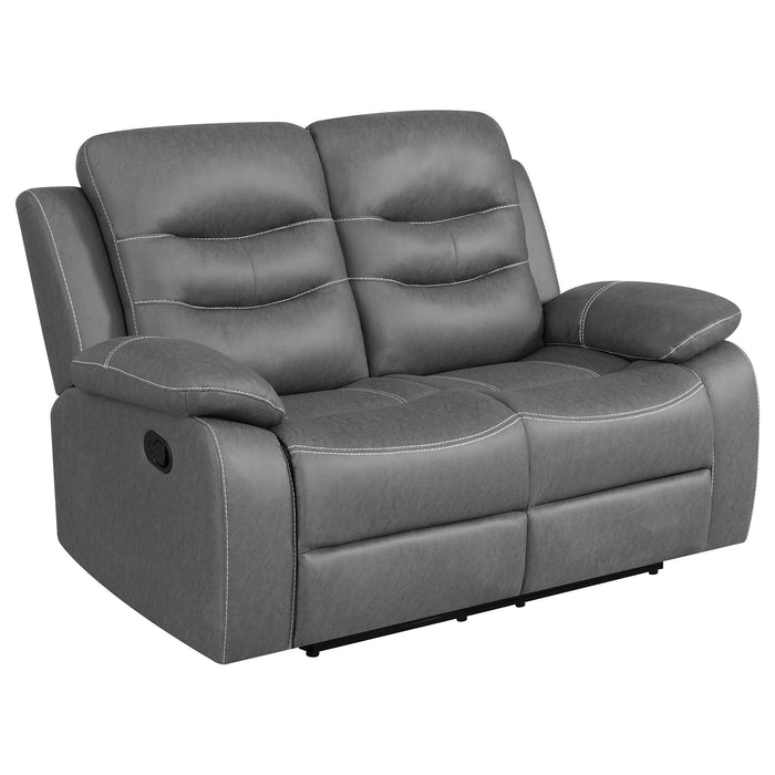 Nova Reclining Loveseat - U&U Home Budget Furniture (Carteret, NJ)