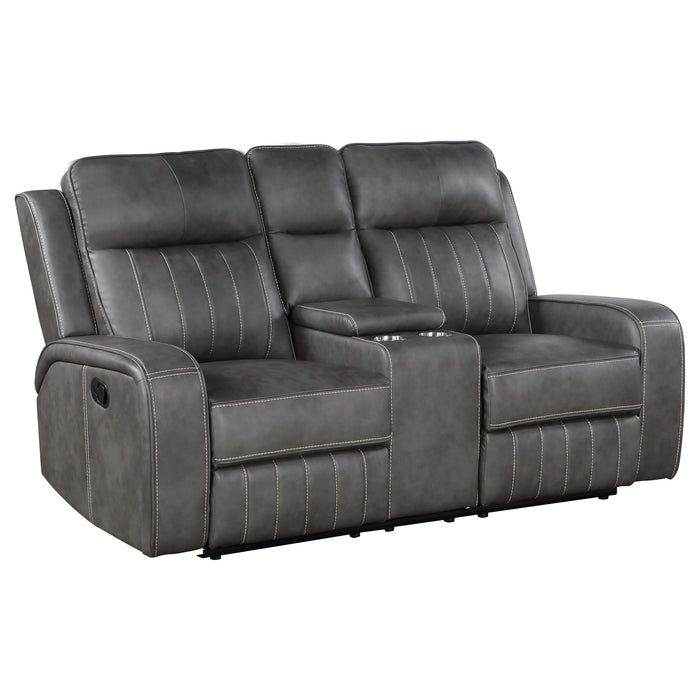 Raelynn Reclining Loveseat - U&U Home Budget Furniture (Carteret, NJ)