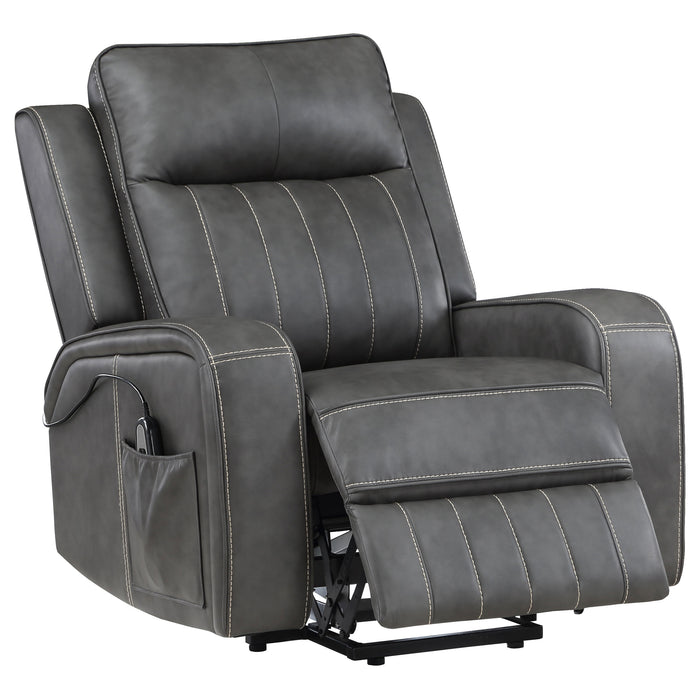 Raelynn Power Recliner - U&U Home Budget Furniture (Carteret, NJ)