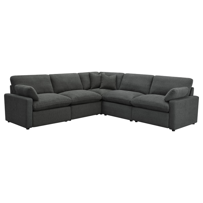 Collins Reclining Sectionals Upholstered - U&U Home Budget Furniture (Carteret, NJ)