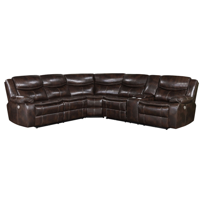 Sycamore Reclining Sectionals - U&U Home Budget Furniture (Carteret, NJ)