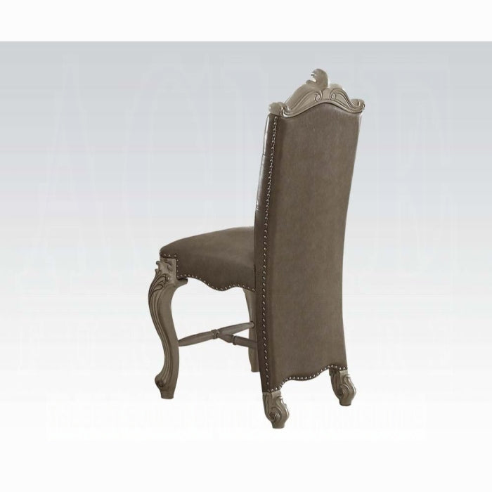 Versailles Counter Height Chair Set-2 - U&U Home Budget Furniture (Carteret, NJ)