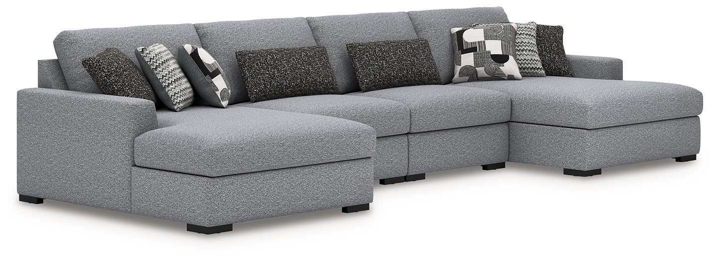Bealton Sectional with Double Chaise - U&U Home Budget Furniture (Carteret, NJ)