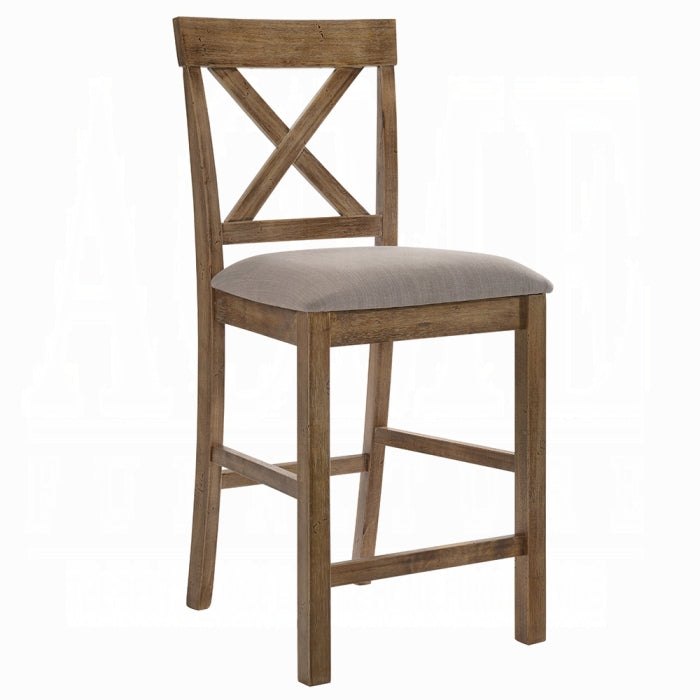 Martha II Counter Height Chair Set-2 - U&U Home Budget Furniture (Carteret, NJ)