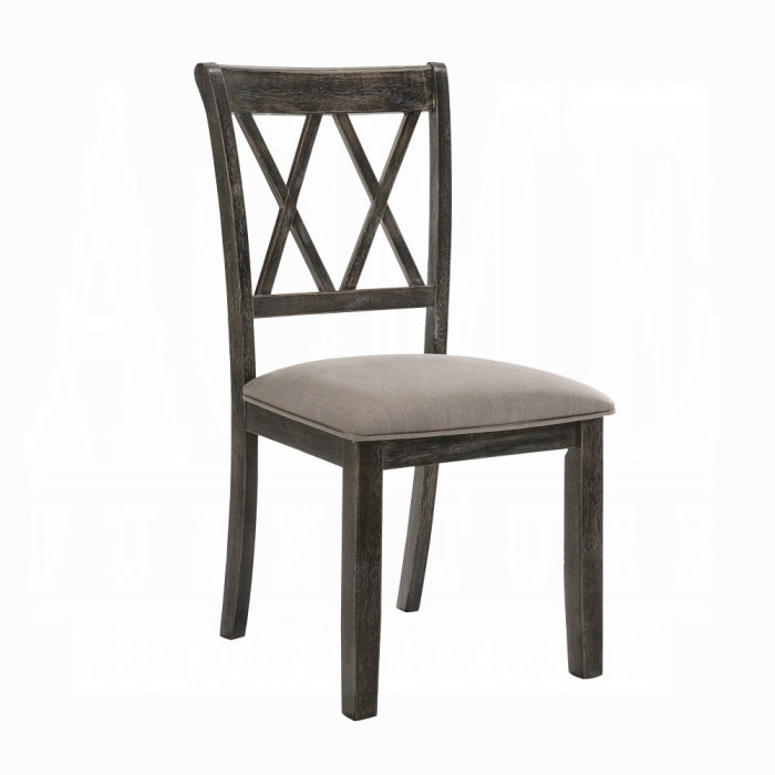 Claudia II Side Chair Set-2 - U&U Home Budget Furniture (Carteret, NJ)