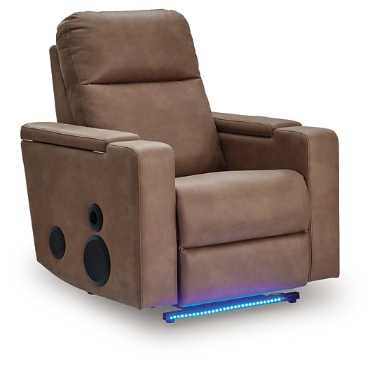 Lorrenton Power Glider Recliner with Audio System - U&U Home Budget Furniture (Carteret, NJ)