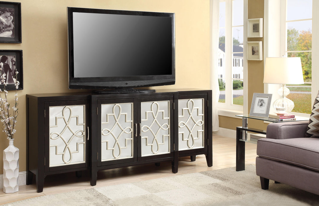 Kacia Antique Black Console Table - U&U Home Budget Furniture (Carteret, NJ)