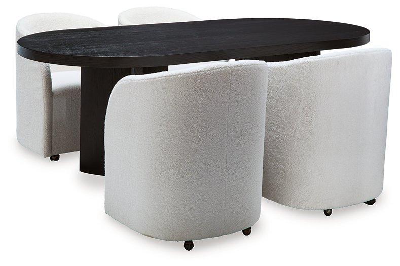 Rowanbeck Dining Package - U&U Home Budget Furniture (Carteret, NJ)