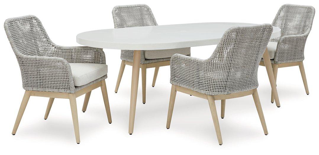Seton Creek Outdoor Dining Package - U&U Home Budget Furniture (Carteret, NJ)