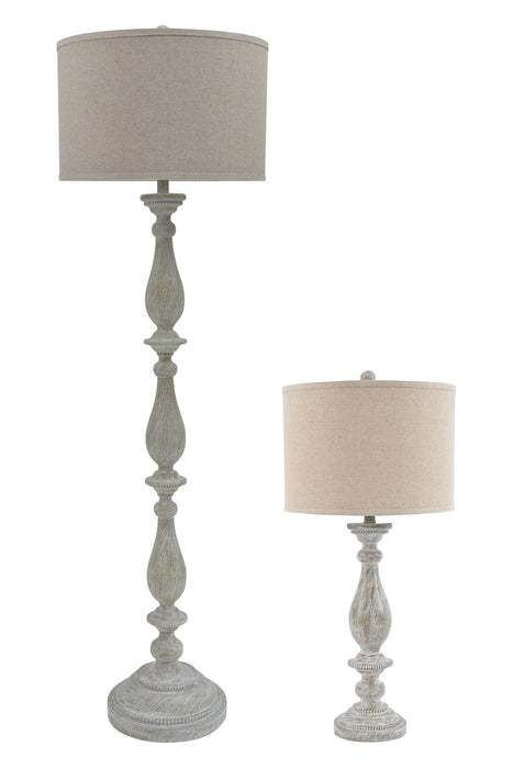 Bernadate Lamp Set - U&U Home Budget Furniture (Carteret, NJ)