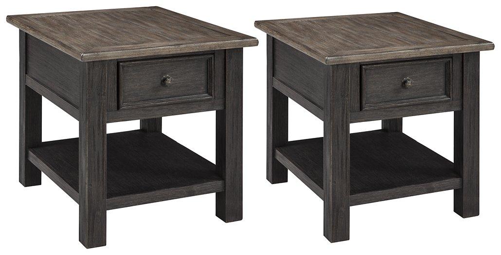 Tyler Creek End Table Set - U&U Home Budget Furniture (Carteret, NJ)