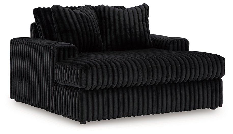 Midnight-Madness Oversized Chaise - U&U Home Budget Furniture (Carteret, NJ)