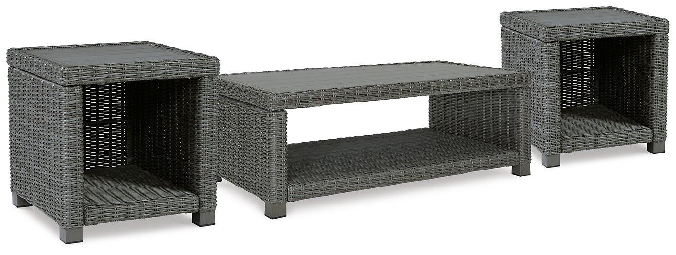 Elite Park Outdoor Occasional Table Set - U&U Home Budget Furniture (Carteret, NJ)