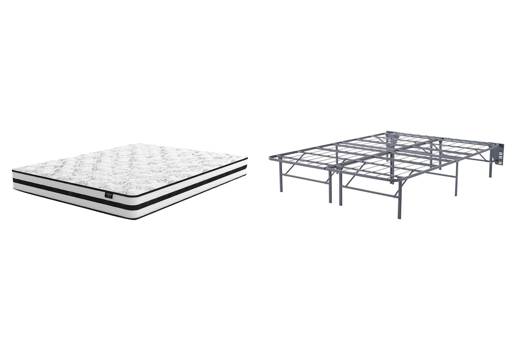 8 Inch Chime Innerspring Mattress Set - U&U Home Budget Furniture (Carteret, NJ)
