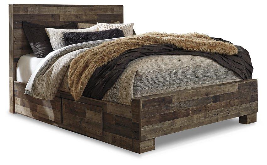 Derekson Bed with 2 Side Storage - U&U Home Budget Furniture (Carteret, NJ)