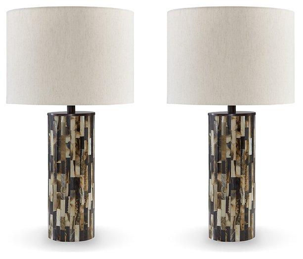 Ellford Lamp Set - U&U Home Budget Furniture (Carteret, NJ)