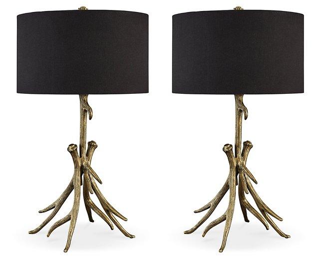 Josney Lamp Set - U&U Home Budget Furniture (Carteret, NJ)